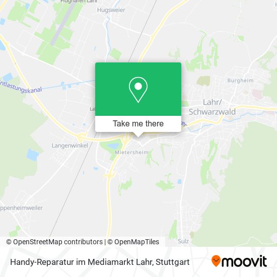 Handy-Reparatur im Mediamarkt Lahr map