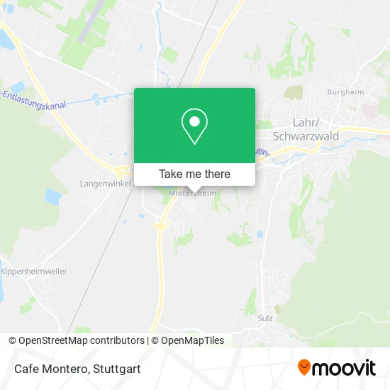 Карта Cafe Montero