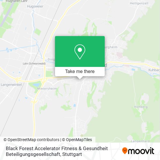 Black Forest Accelerator Fitness & Gesundheit Beteiligungsgesellschaft map