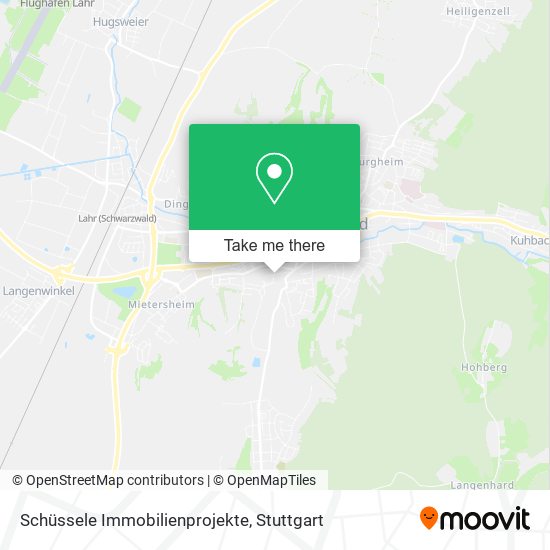 Schüssele Immobilienprojekte map