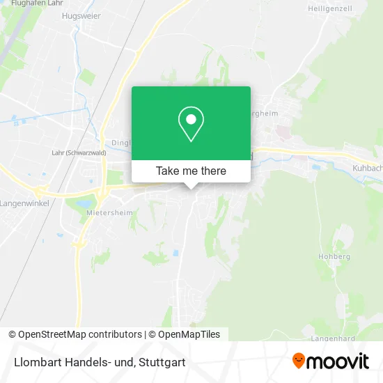 Карта Llombart Handels- und