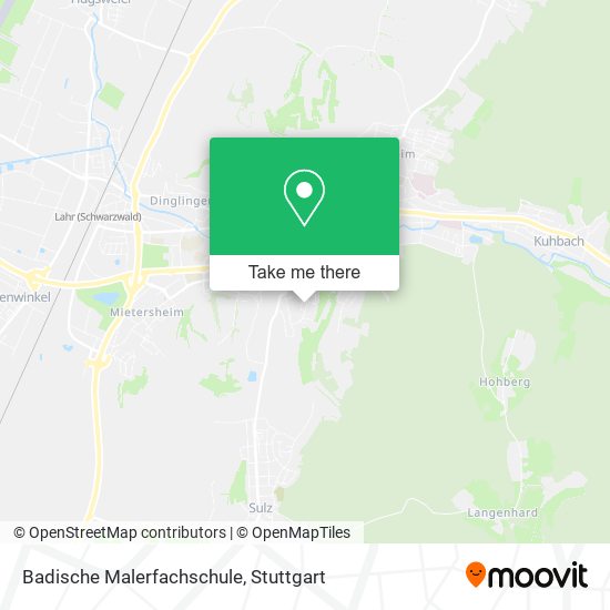 Badische Malerfachschule map