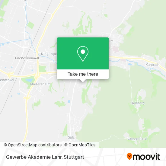 Карта Gewerbe Akademie Lahr