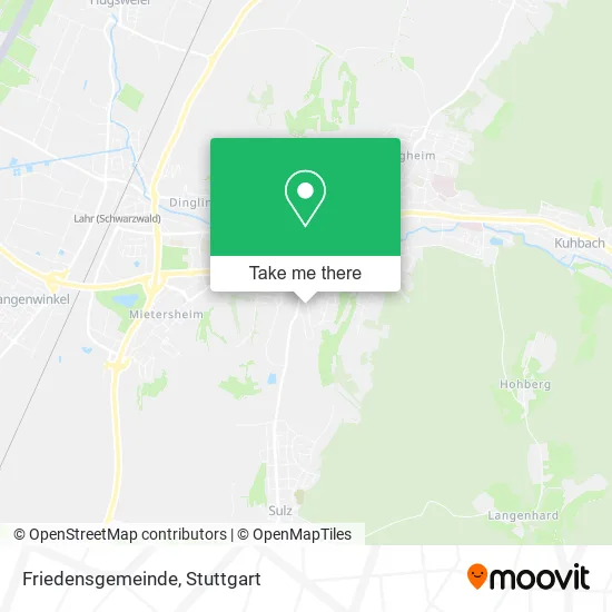 Карта Friedensgemeinde