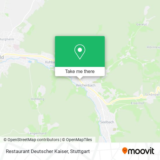 Restaurant Deutscher Kaiser map