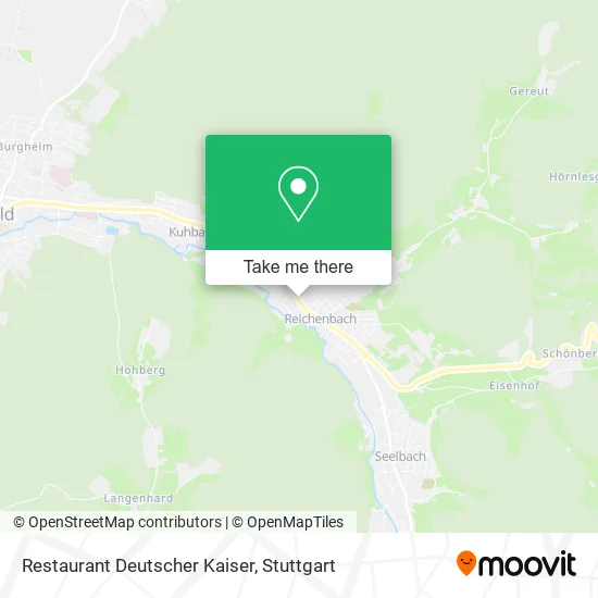 Карта Restaurant Deutscher Kaiser
