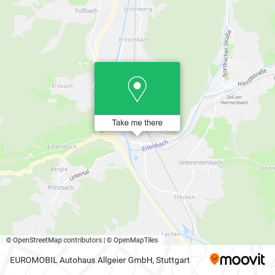 Карта EUROMOBIL Autohaus Allgeier GmbH