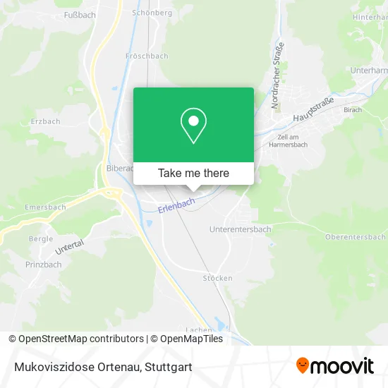Карта Mukoviszidose Ortenau