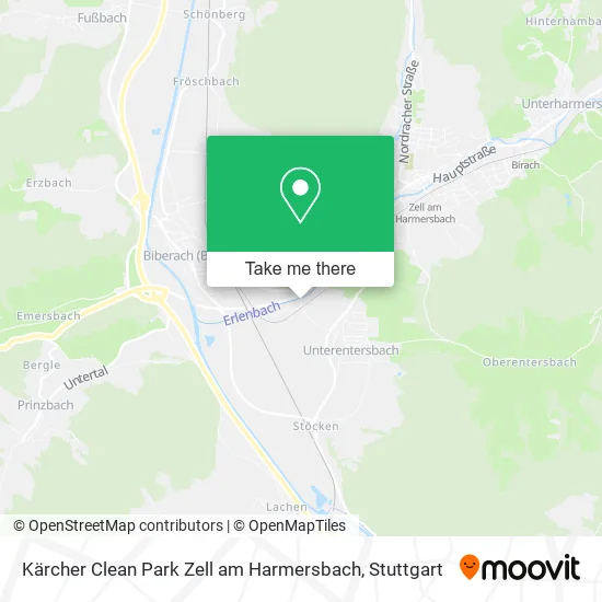 Карта Kärcher Clean Park Zell am Harmersbach