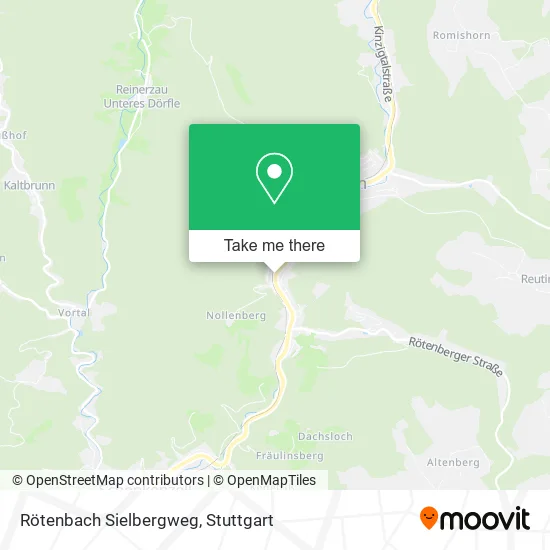 Rötenbach Sielbergweg map