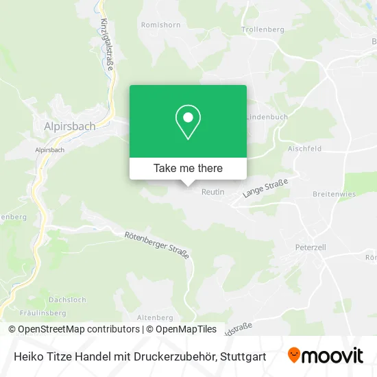 Карта Heiko Titze Handel mit Druckerzubehör