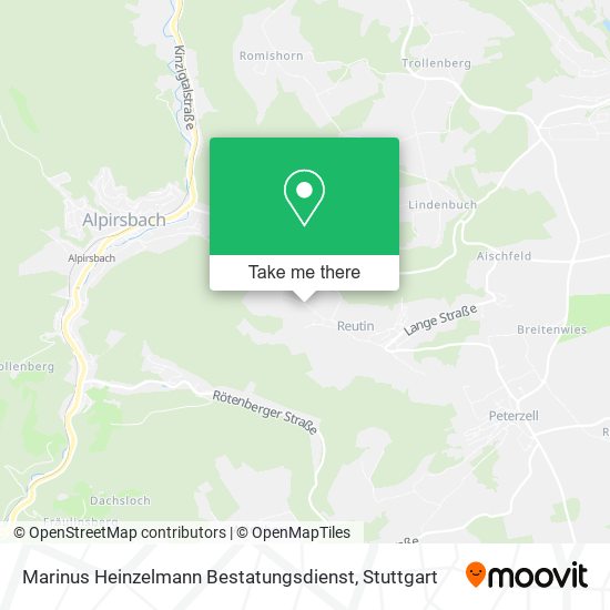 Marinus Heinzelmann Bestatungsdienst map