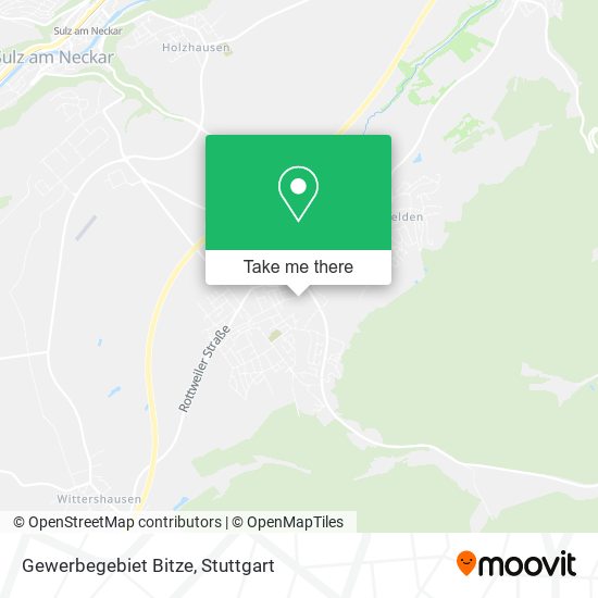 Карта Gewerbegebiet Bitze