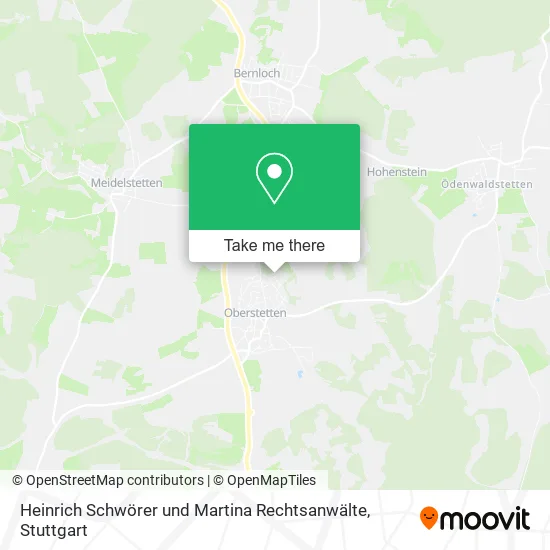 Карта Heinrich Schwörer und Martina Rechtsanwälte
