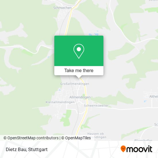 Карта Dietz Bau