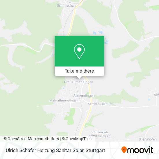 Ulrich Schäfer Heizung Sanitär Solar map