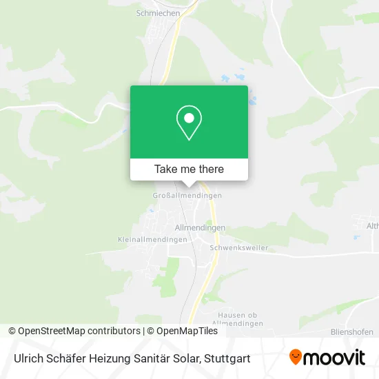 Карта Ulrich Schäfer Heizung Sanitär Solar