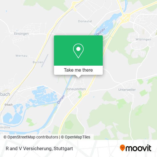 R and V Versicherung map