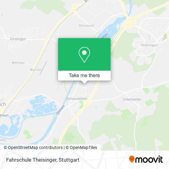 Fahrschule Theisinger map