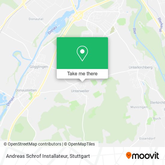 Andreas Schrof Installateur map