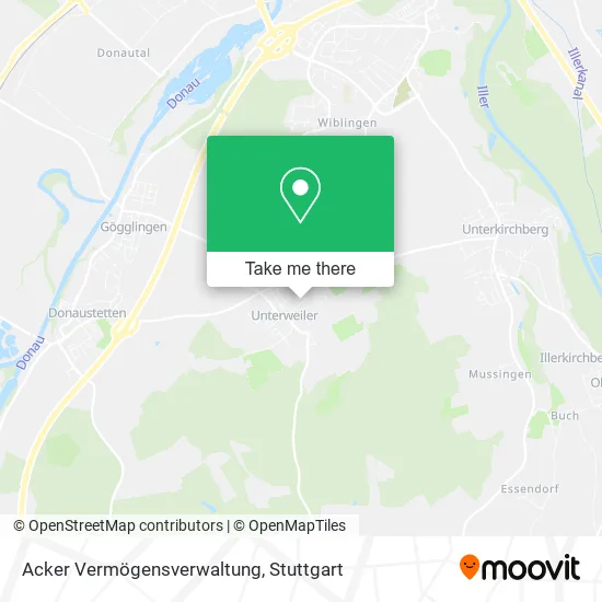 Карта Acker Vermögensverwaltung