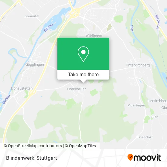 Карта Blindenwerk