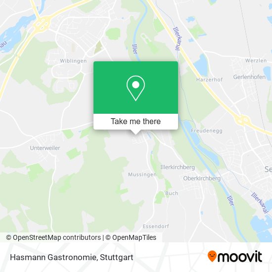 Hasmann Gastronomie map