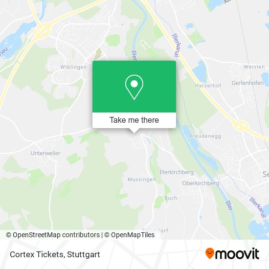 Cortex Tickets map