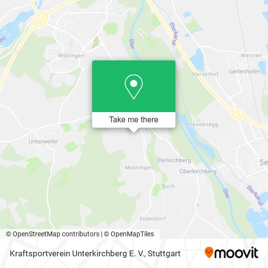 Kraftsportverein Unterkirchberg E. V. map