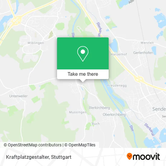 Карта Kraftplatzgestalter