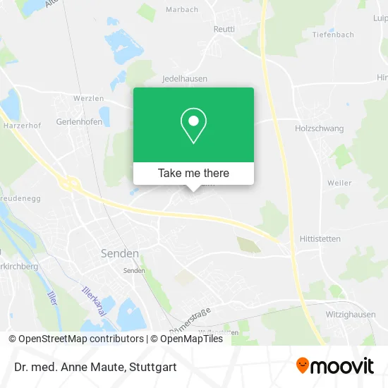 Карта Dr. med. Anne Maute