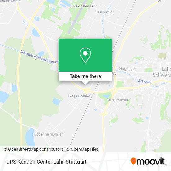 UPS Kunden-Center Lahr map