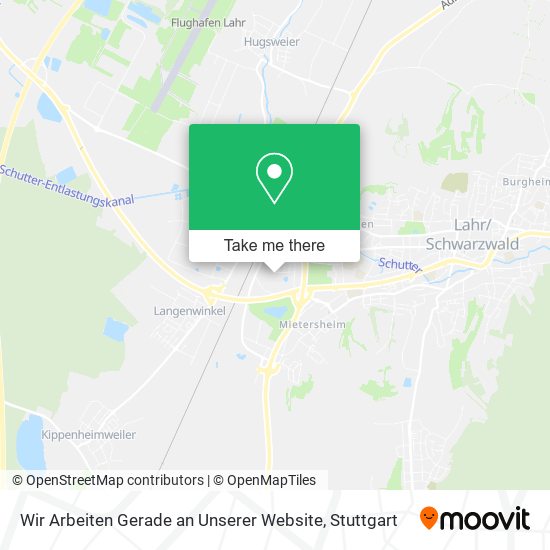 Карта Wir Arbeiten Gerade an Unserer Website