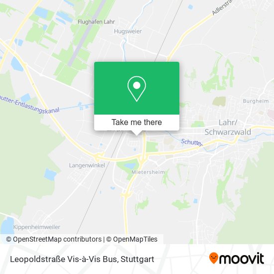 Leopoldstraße Vis-à-Vis Bus map