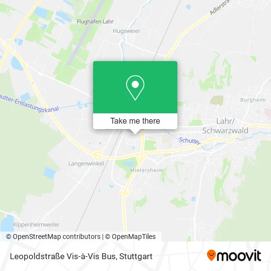 Карта Leopoldstraße Vis-à-Vis Bus