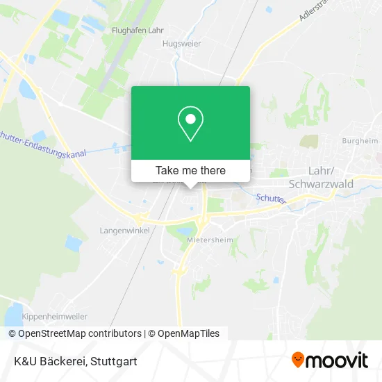 Карта K&U Bäckerei
