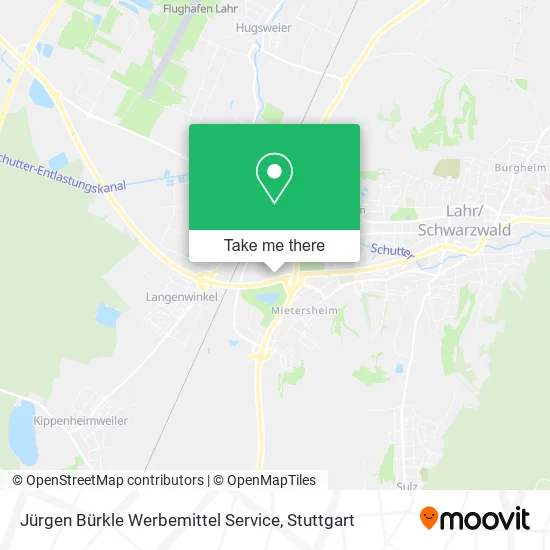 Карта Jürgen Bürkle Werbemittel Service