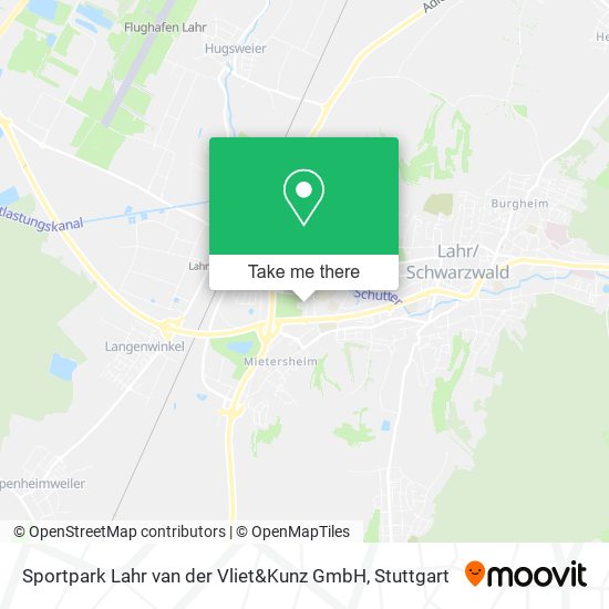 Sportpark Lahr van der Vliet&Kunz GmbH map
