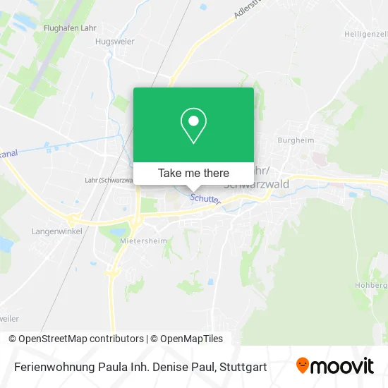 Карта Ferienwohnung Paula Inh. Denise Paul