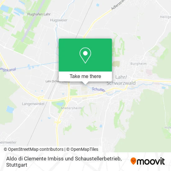 Карта Aldo di Clemente Imbiss und Schaustellerbetrieb