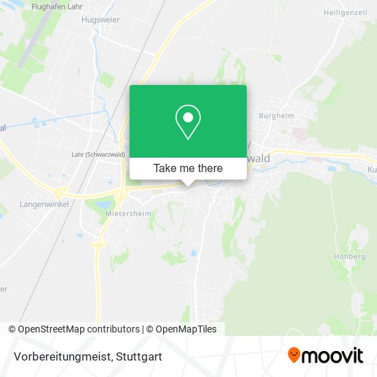 Карта Vorbereitungmeist