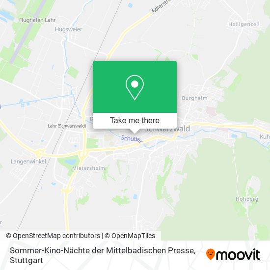 Sommer-Kino-Nächte der Mittelbadischen Presse map