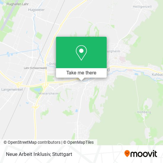 Neue Arbeit Inklusiv map