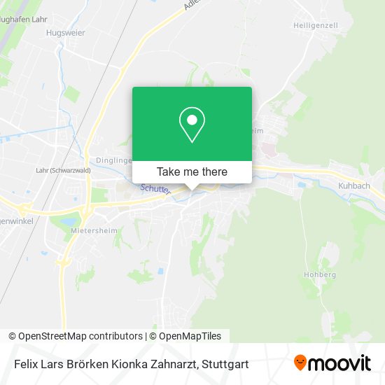 Felix Lars Brörken Kionka Zahnarzt map