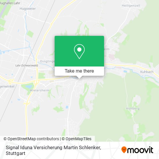 Карта Signal Iduna Versicherung Martin Schlenker