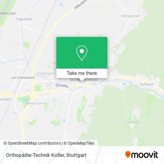 Orthopädie-Technik Koller map