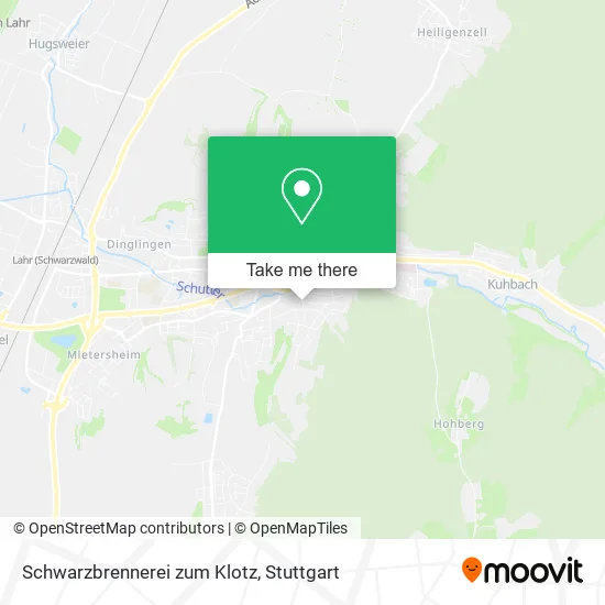 Карта Schwarzbrennerei zum Klotz