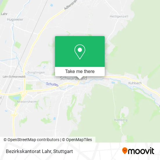 Карта Bezirkskantorat Lahr