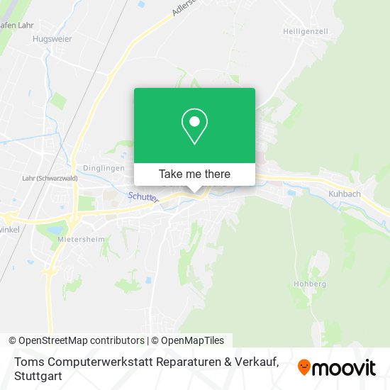 Карта Toms Computerwerkstatt Reparaturen & Verkauf