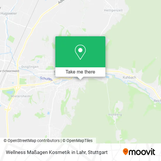 Карта Wellness Maßagen Kosmetik in Lahr